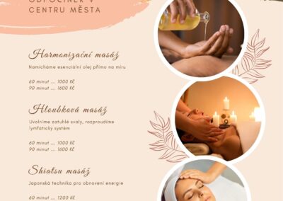 leták pro wellness salon, inspirace