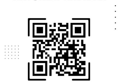 leták s QR kódem, inspirace